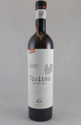 Lunaria "Civitas" Pecorino, Terre di Chieti, biologische wijn Demeter / Vegan